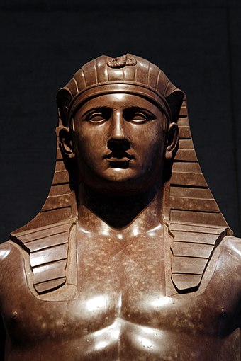 Antinous as Osiris. Staatliches Museum Ägyptischer Kunst