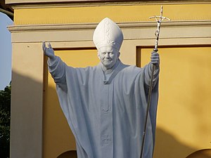Monumento dedicato a Giovanni Paolo II