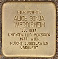 Stumbling block for Alice Sonja Werdisheim 2 (Leoben) .jpg