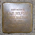 Stolperstein für Klaus Wolfgang Guggenheimer (1921) in Memmingen.jpg