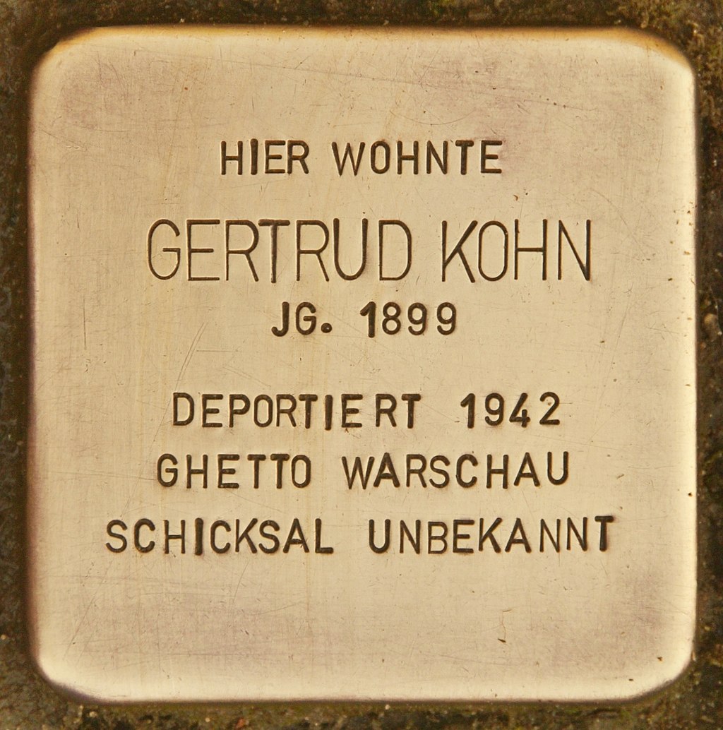 Stolperstein für Gertrud Kohn (Eberswalde).jpg