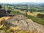 Der Swastika Stone in den Hügeln um Ilkley