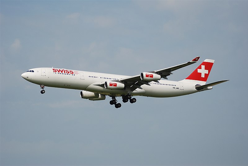 File:Swiss Airbus A340, HB-JME@ZRH,09.06.2007-472do - Flickr - Aero Icarus.jpg