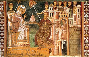 Pope Sylvester I and Emperor Constantine Sylvester I and Constantine.jpg