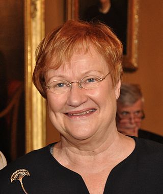 <span class="mw-page-title-main">Tarja Halonen</span> President of Finland from 2000 to 2012