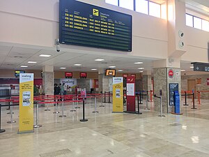 Terminales de facturación del Aeropuerto de Granada.
