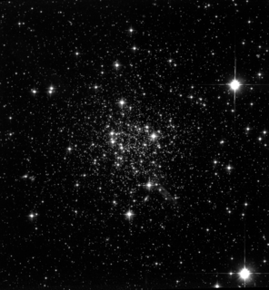 Picture of the globular cluster Tenzan 7 of the Sagittarius Dwarf Elliptical Galaxy centered on RA-19-17-43.04 and DEC-34-39-26.63 using the Hubble Space Telescope's Wide Field and Planetary Camera 2. FITS data processed using Adobe Photoshop FITS Liberator plugin with log(x) compression.