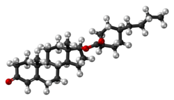 Testosteron bukiklat molekulasi ball.png