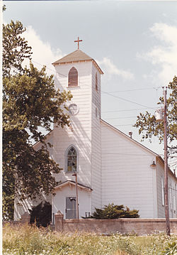 Die Geburtskirche der Heiligen Jungfrau Maria (BVM), Belgique, Missouri 1.jpg