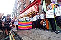 The Rainbow Vigil. Peter Tatchell and other activists at London's vigil in memory of the victims of Orlando's gay nightclub terror attack. (27664824095).jpg