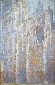 The Rouen Cathedral at Noon by Claude Monet, 1894, Pushkin Museum.JPG