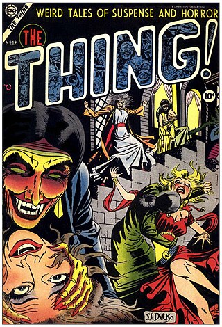 <i>The Thing!</i> Horror comic book