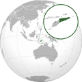 Map of East Timor