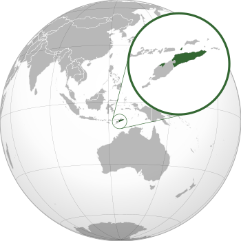 Kelet-Timor helyzete a Földön