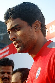 Tinu Yohannan Indian cricket player.