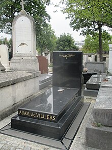 Gérard de Villiers sírja. JPG