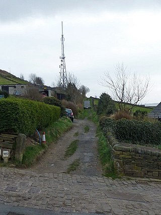 <span class="mw-page-title-main">Halifax transmitting station</span> Broadcasting and telecommunications facility in Yorkshire, England