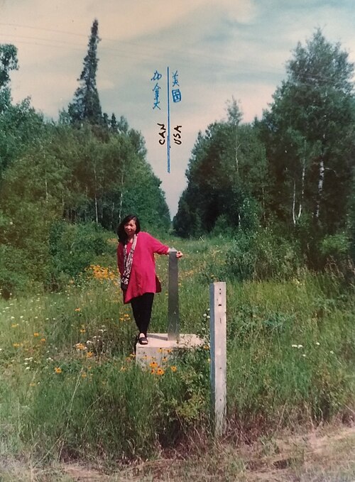 US–Canada border monument no. 919