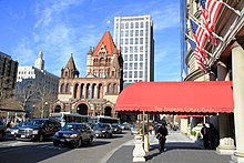 Copley Square in 2013, the hotel entrance on the right USA-Boston-Copley Plaza Hotel1.jpg