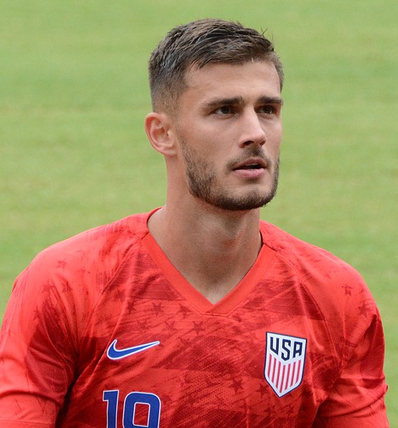 Miazga with the United States in 2019