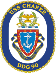 The crest of USS Chafee