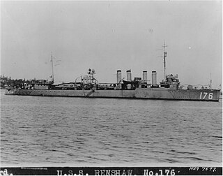 USS <i>Renshaw</i> (DD-176) Wickes-class destroyer