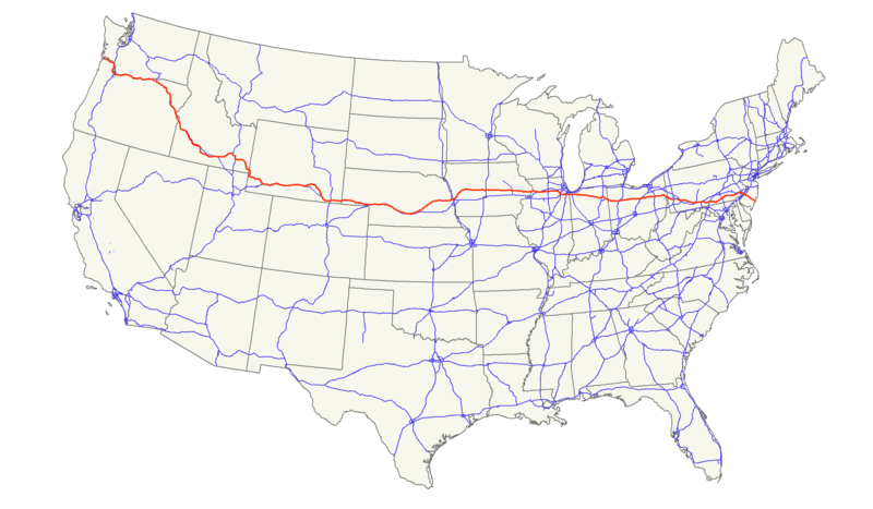 Us Highway 30 Map U.s. Route 30 - Wikipedia