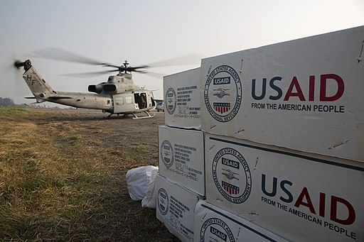 US aid rushed