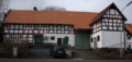 English: Half-timbered building in Ulrichstein, Feldkruecken Oberwaldstrasse 5, Hesse, Germany This is a picture of the Hessian Kulturdenkmal (cultural monument) with the ID Unknown? (Wikidata)