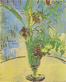 Vincent van Gogh, Flowers in a Vase, 1890. Seized from Alfred Lindon and exchanged for old master works from Galerie Fischer in 1941.[18]