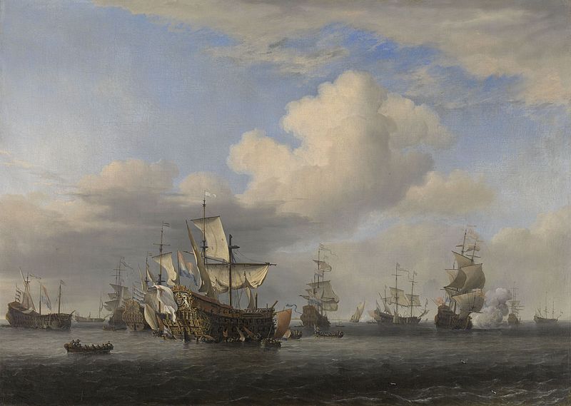 File:Veroverde Engelse schepen na de Vierdaagse Zeeslag Rijksmuseum SK-A-439.jpeg