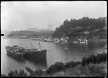 View across Carey's Bay at Port Chalmers in 1926 View across Carey's Bay, Port Chalmers. ATLIB 289951.png