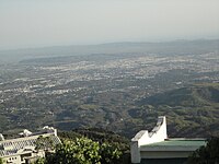 A view of Dehradun from Mussourie