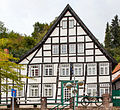 2-tier  Half-timbered house