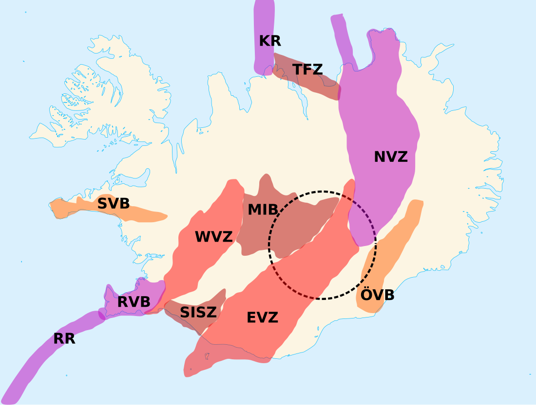 Zone volcanique Ouest