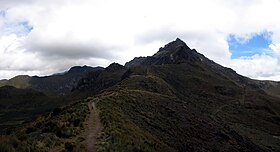 Pichincha-tulivuori (10. maaliskuuta 2007).