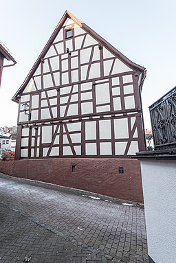 Wächtersbach, Obertor 15, Ansicht Forsthof 20170126-001