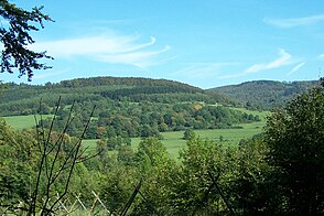 View to Atterode, across the Thuringian Valley