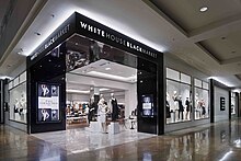 black and white clothing store