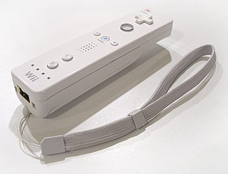 Wii Remote controller for the Wii video game console
