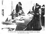 Women voting in Wieden, Vienna 1919