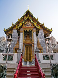 Wat Ratchapradit Buddhist temple in Bangkok, Thailand