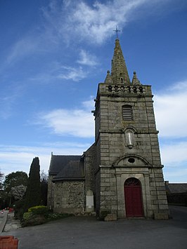 De kerk van Croixanvec