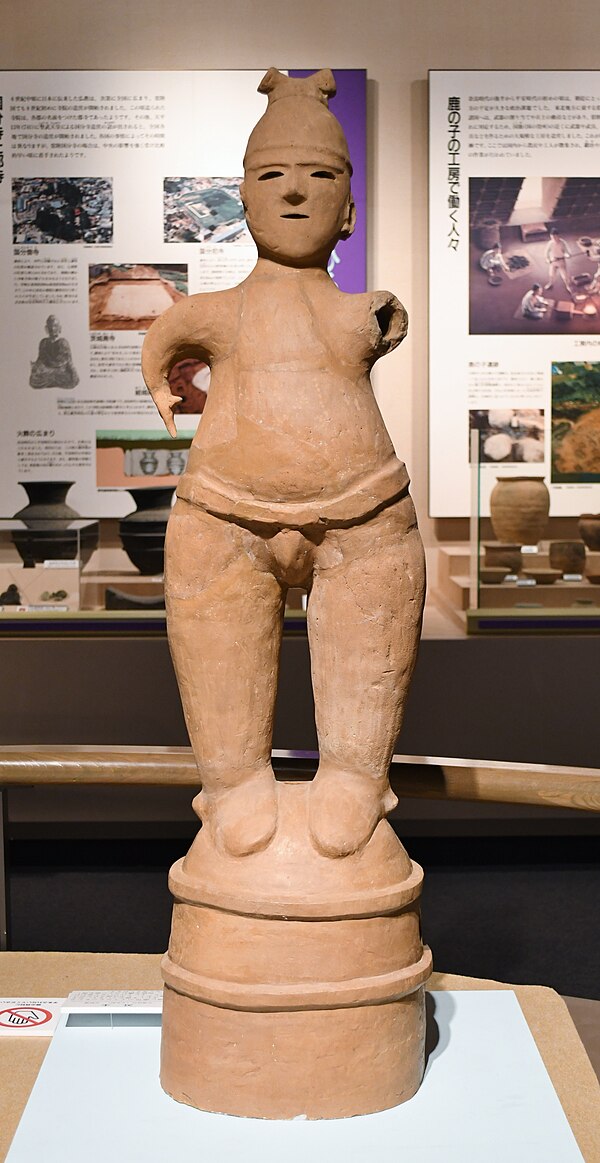 Haniwa sumo wrestler