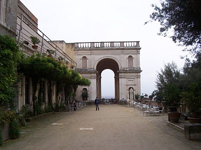 The Cenacolo, or Gran Loggia, at the end of the Vialone