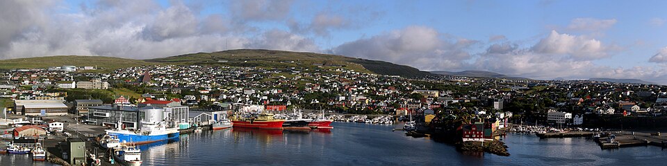 Panoramabild Tórshavn