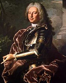 Gian Francesco II Brignole Sale, doge de Gênes de 1746 à 1748 par Hyacinthe Rigaud en 1739.