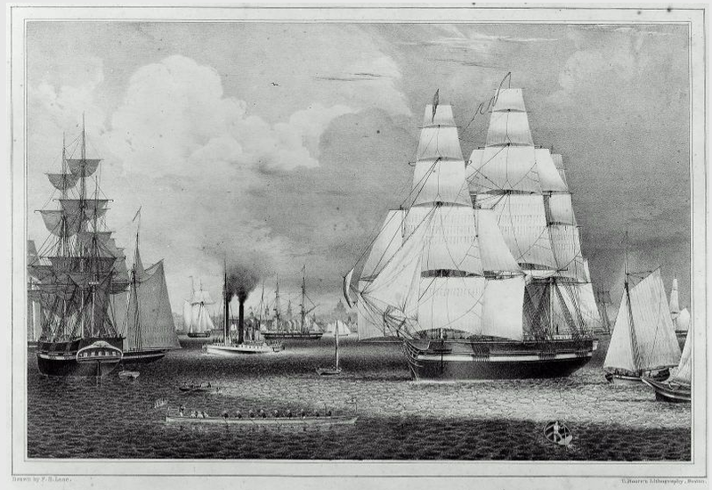 File:1837 BostonHarbor byFitzHenryLane MFABoston.png