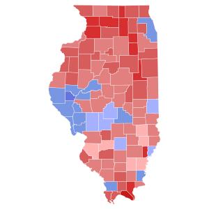 1918 United States Senate election in Illinois results map by county.svg
