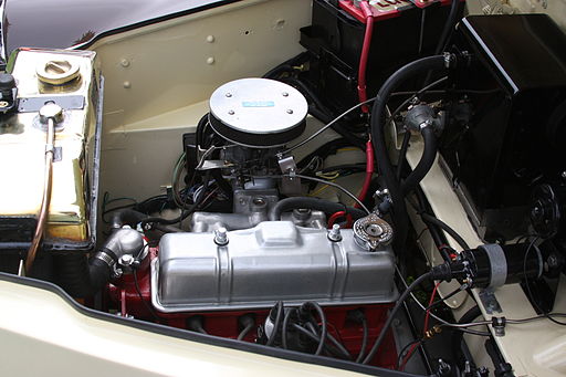 1950TriumphMayflower-engine